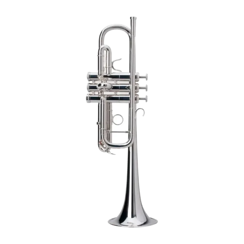 Trompete em Dó Adams C2L Custom Series 0.50 Prateado - Sanganxa.com