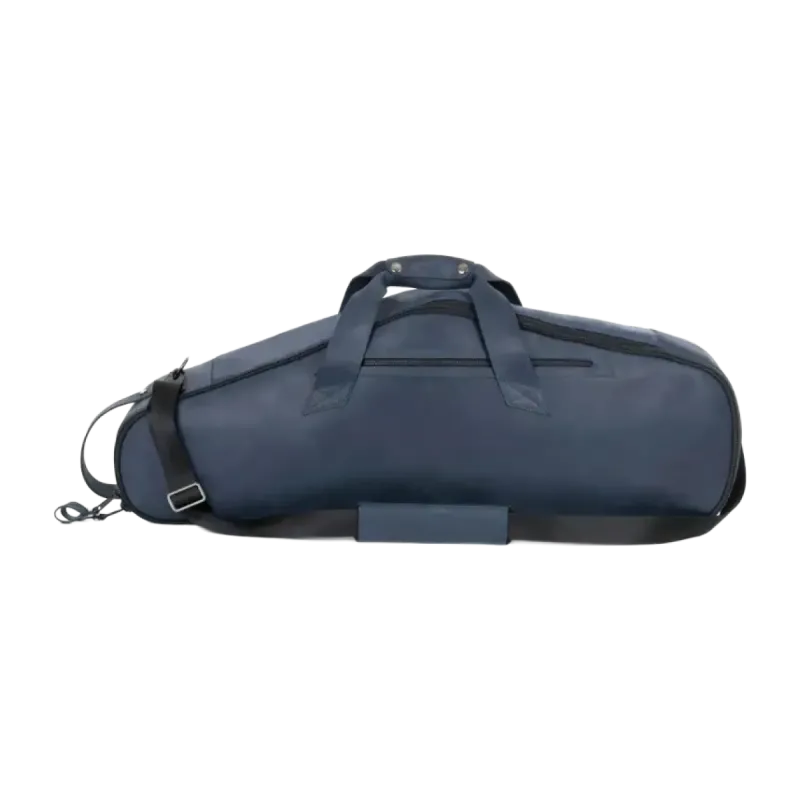 Funda saxo tenor en cuero natural