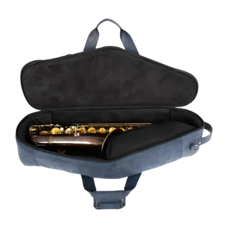 Funda para Saxo Tenor MG Cuero Natural - Sanganxa.com