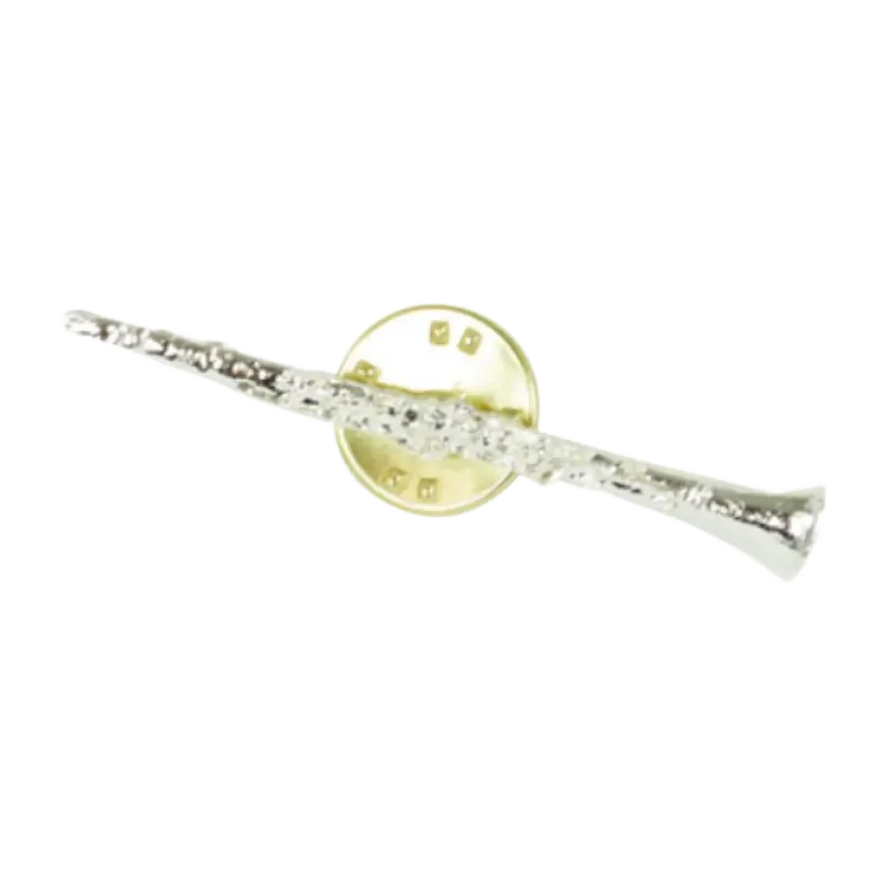Pin clarinete plata