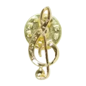 Pin Clave De Sol Ortola Gold -Sanganxa Music Store