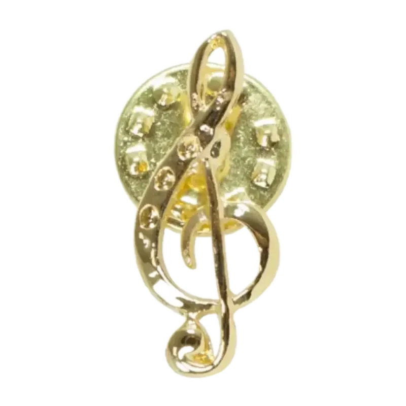 Pin Clave De Sol Ortola Gold -Sanganxa Music Store