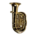 Pin Tuba GMusical Ouro 18K - Sanganxa.com