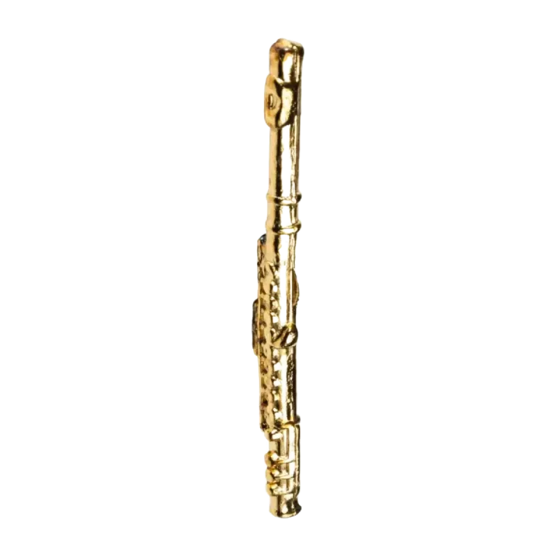 Pin flauta Gold 18K