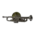 Pin Trompeta Plateado