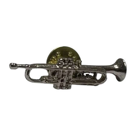 Pin Trompeta Plateado