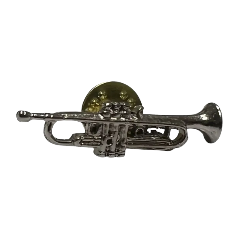 Pin Trompeta Plateado