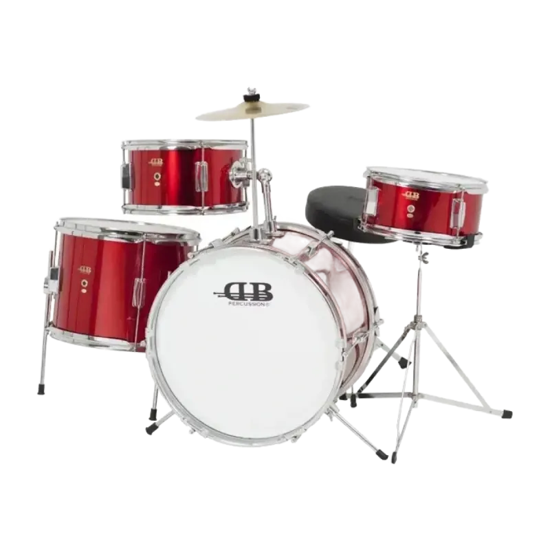 Bateria infantil DB 4 peças com suporte | Sanganxa Music Store
