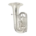 Tuba B&S 795 Pistão Internacional Banhado a Prata - Sanganxa.com