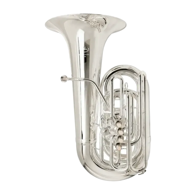 Tuba B&S 795 Pistão Internacional Banhado a Prata - Sanganxa.com