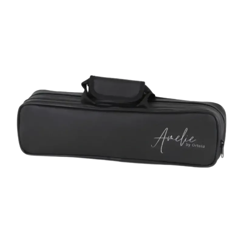 ESTUCHE FLAUTA TRAVESERA ORTOLA 390 BRG SERIE AMELIE NEGRO