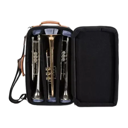 Estojo de nylon Gard 5ECSK Cordura para três trompetes Elite - Sanganxa.com