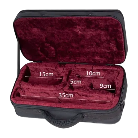 ESTUCHE REQUINTO ORTOLA HB198 MOCHILA NEGRO/FUCSIA-4