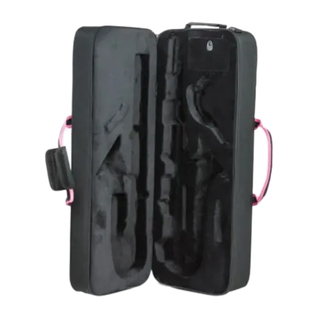 Estojo para Saxofone Tenor Ortolá 8480 FSH Preto Roxo - Sanganxa.com