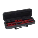 Estojo para flauta transversal Ortola 8420 Fsh Preto roxo - Sanganxa.com