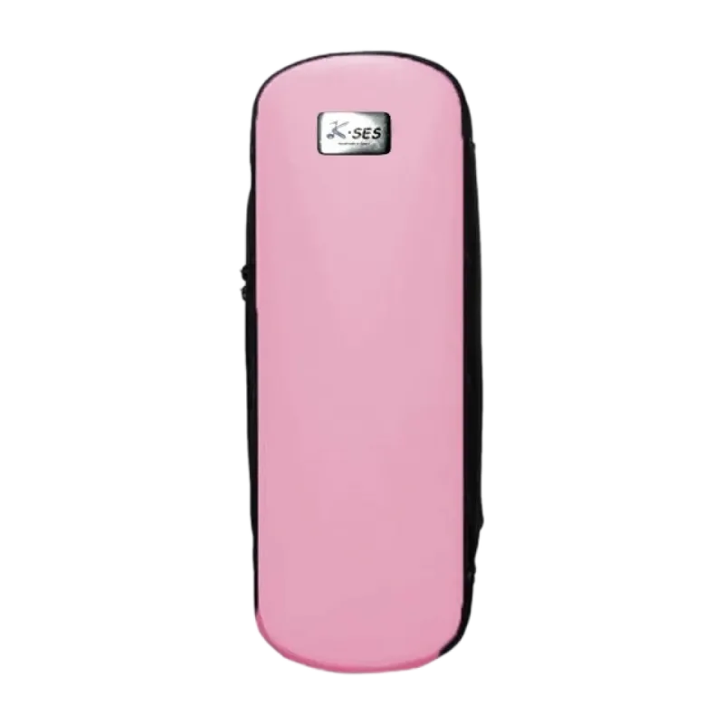 ESTUCHE K-SES PREMIUM ROSA BRILLO FLAUTA Y FLAUTÍN MINI