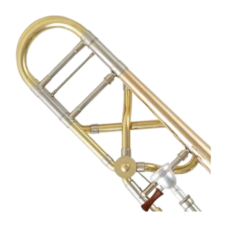 Trombone Bach Artisan A47XPS latão dourado Bb/Fa - Sanganxa.com
