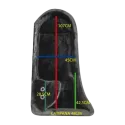 Estojo para tuba Ortola 8023 Mochila rígida e rodas Sanganxa.com