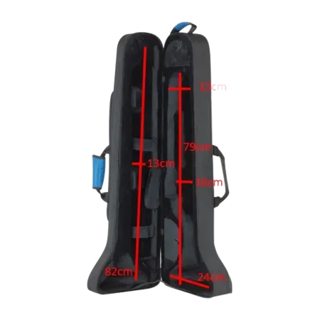 Estojo para Trombone Ortola Mod 8495FSH Azul | Sanganxa Music Store