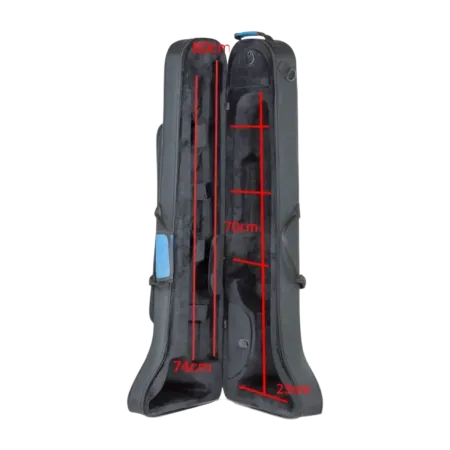 ESTUCHE TROMBON ALTO ORTOLA 8425 FSH NEGRO/MORADO 3