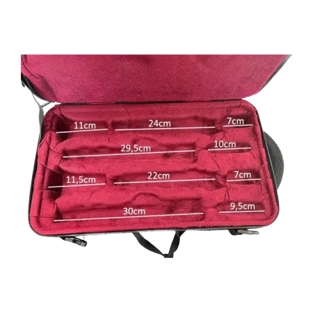 Estojo para Clarinete Ortola 185 Dois Clarinetes | Sanganxa Music Store