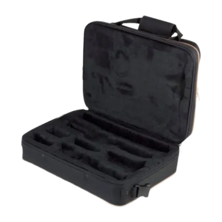 Estojo para clarinete Ref. Ortola Hb186 Pontuação Preto/roxo - Sanganxa.com