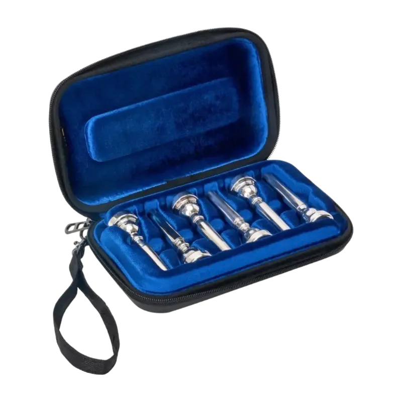 Estojo para 6 boquilhas de trompete Protec BM214 Micro Zip -Sanganxa.com