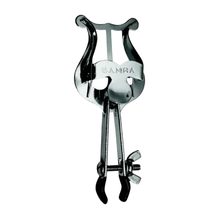 Suporte para trompete de marcha Braçadeira de suporte para trompete de samba 9112SM cromado - - sanganxa.como.https://desar