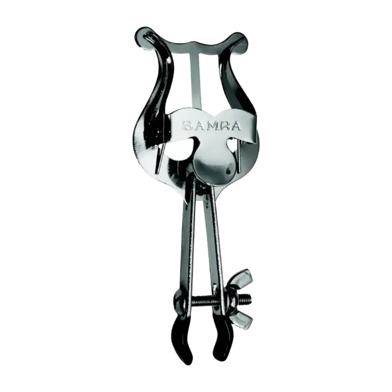 Suporte para trompete de marcha Braçadeira de suporte para trompete de samba 9112SM cromado - - sanganxa.como.https://desar