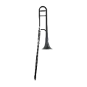 Trombone Zo ABS Single Bb ZTB20 Matte Black -  sanganxa.com