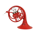 Trompa simples Zo ABS Bb Bb Vermelho Matt - sanganxa.com