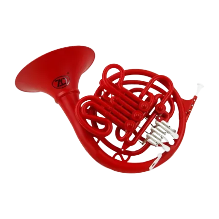 Trompa Double Zo ABS Vermelho Mate Bb/Fa-  sanganxa.com