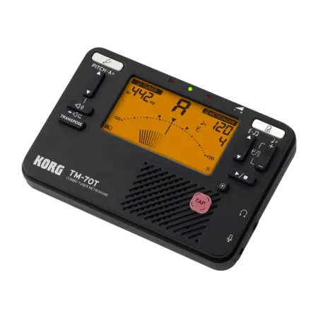 Afinador Metrónomo Combo Korg TM70T Negro -sanganxa.com