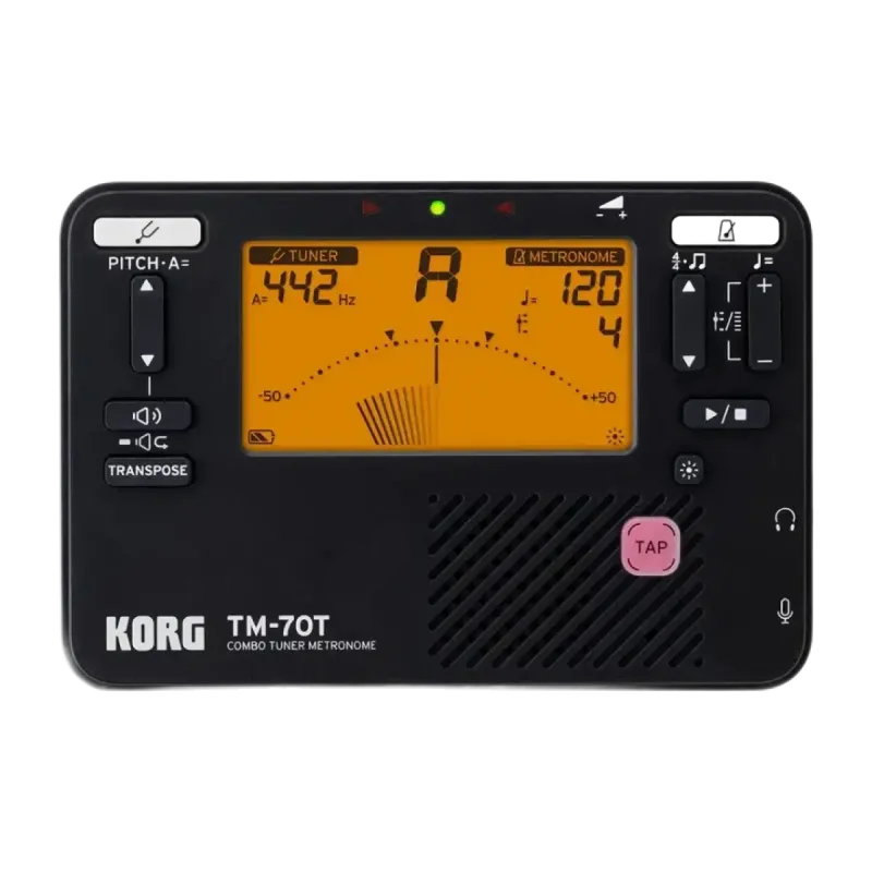 Metrónomo afinador Korg TM70T