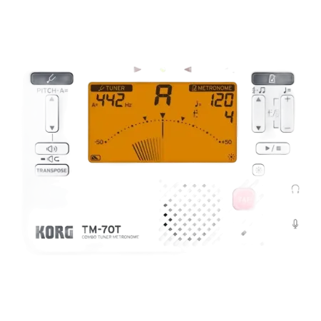 Combo metronomo afinador korg tm70t blanco