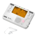Afinador de metrónomo Korg tm70c branco com microfone de contacto - sanganxa.com