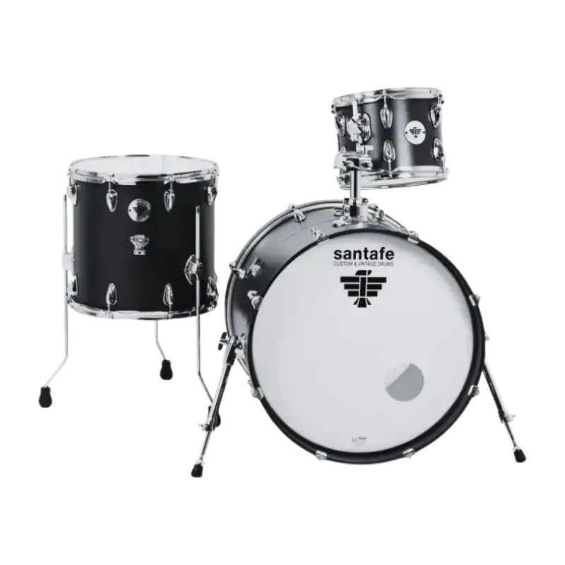 Bateria Santafe Set Compact 20" Bass Drum Black - sanganxa.com