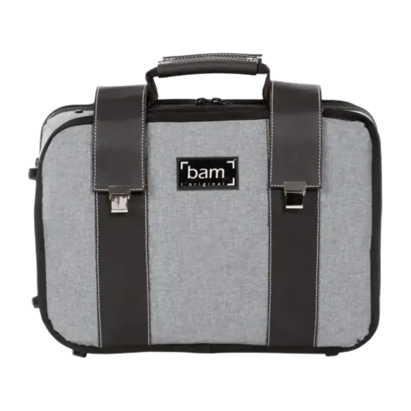 Estojo para Clarinete Bam Flanela Cinza 3027 MGF | Sanganxa Music Store