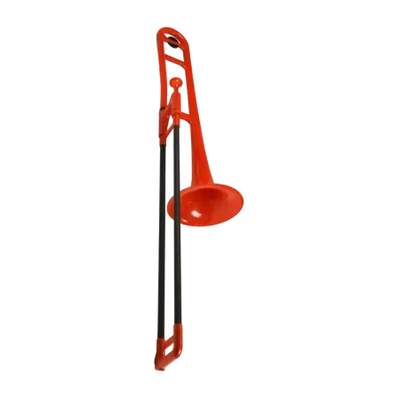 Trombone Simples Pbone Abs Vermelho 700640 In Abs - Sanganxa.com
