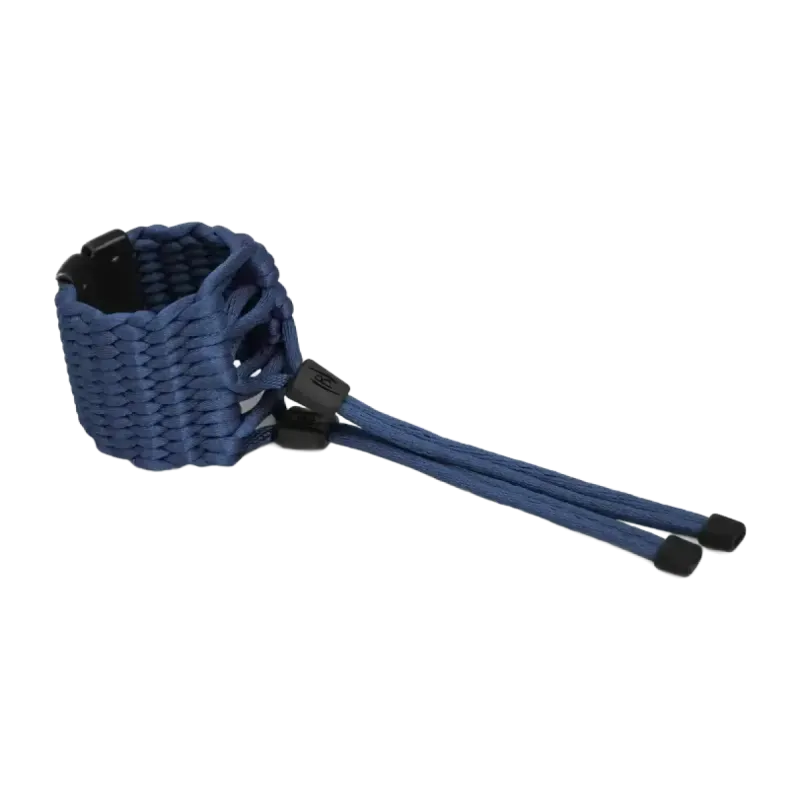 Abraçadeira para Saxofone Alto em Bambu UNA Azul - sanganxa.com