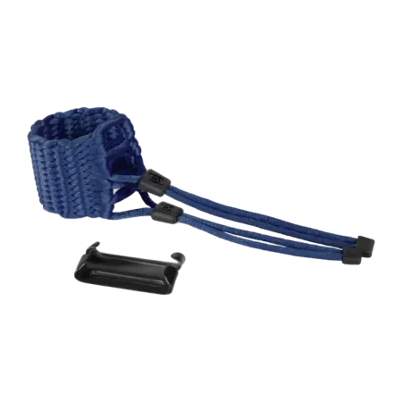 Abraçadeira para Saxofone Alto em Bambu UNA Azul - sanganxa.com
