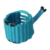 BRAÇADEIRA DE BAMBU PARA CLARINETE UNA AZUL CLARO