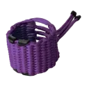 Braçadeira de bambu para clarinete UNA Roxo - sanganxa.com