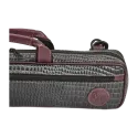 Funda para Estuche Flauta Gard 164BELKP piel cocodrilo negra burdeos -sanganxa.com