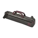 Funda para Estuche Flauta Gard 164BELKP piel cocodrilo negra burdeos -sanganxa.com