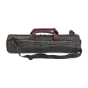 Bolsa para estojo de flauta Gard 164BELKP couro de crocodilo preto borgonha - - sanganxa.comnxa.c