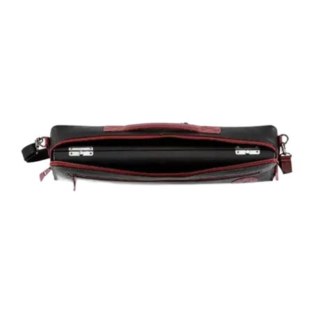 Bolsa para estojo de flauta Gard 166-DML-KY em pele preta borgonha -  sanganxa.com