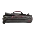 Funda para Estuche Flauta Gard 166-DML-KY piel negra burdeos - sanganxa.com