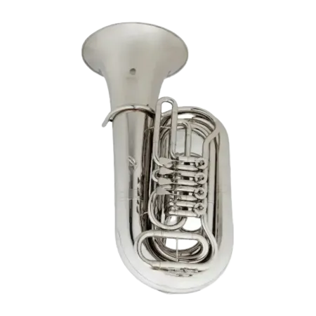 Tuba St Petersburg 202n em Bb Níquel 45 cm - Sanganxa.com