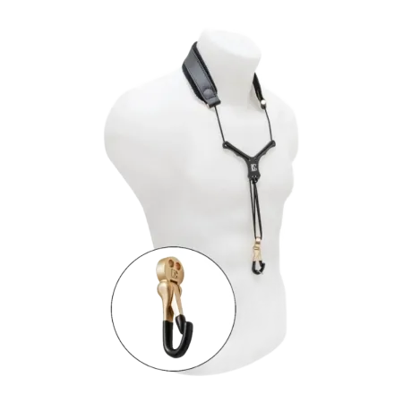 Correia para saxofone BG S20 YBMSH Zen Preto - sanganxa.com